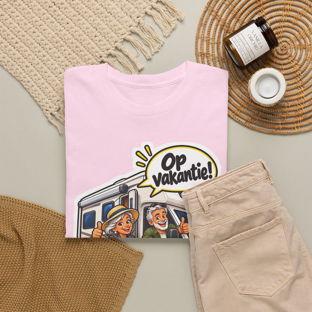 OP VAKANTIE! Unisex T-shirt | De Kampeerders | VlaamseKracht®
