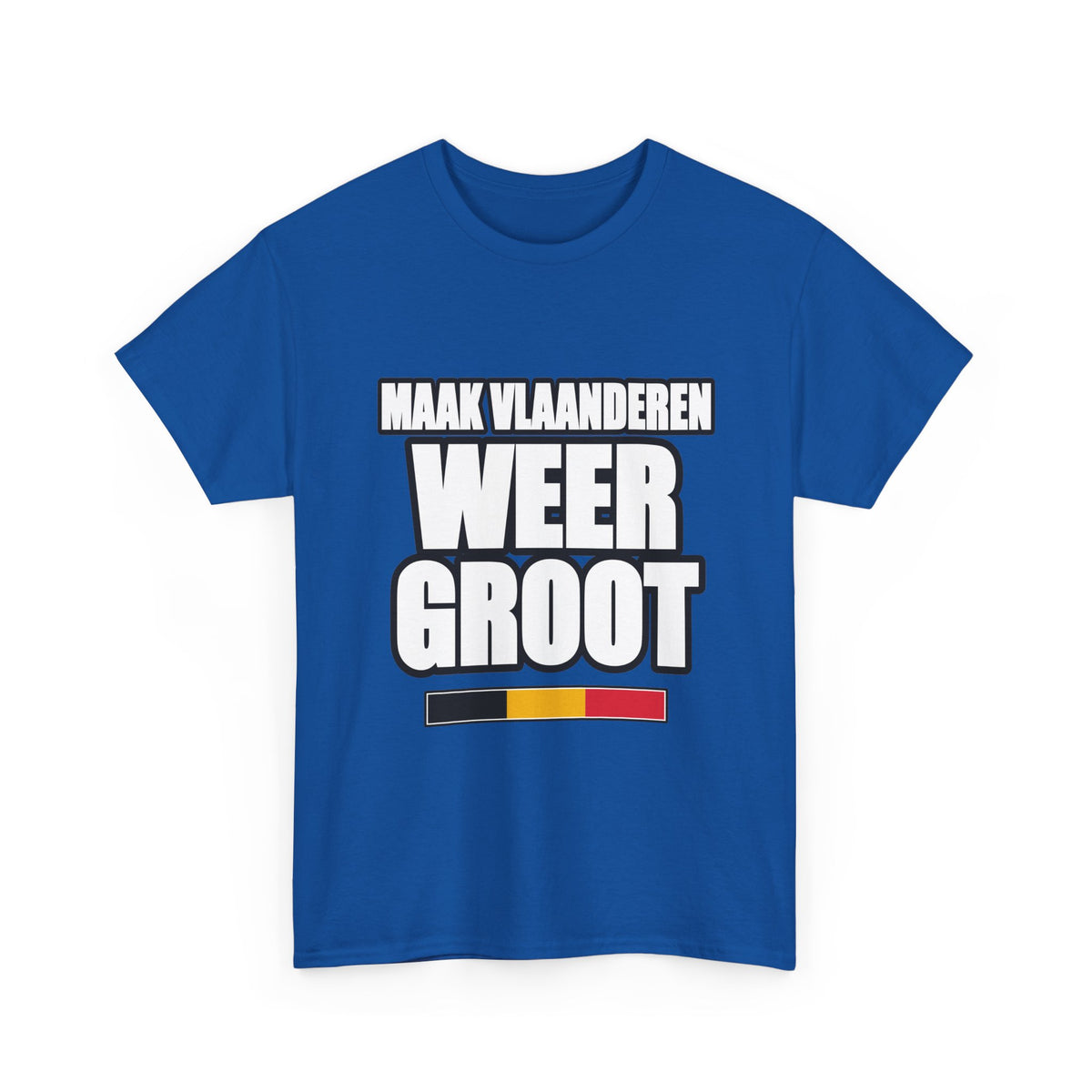 MAAK VLAANDEREN WEER GROOT Unisex T-shirt | Vlaamse Trots | VlaamseKracht®