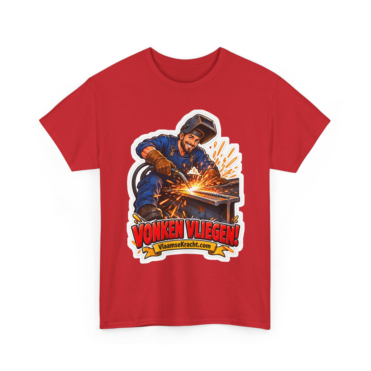 VONKEN VLIEGEN! Unisex T-shirt | De Lasser | VlaamseKracht®