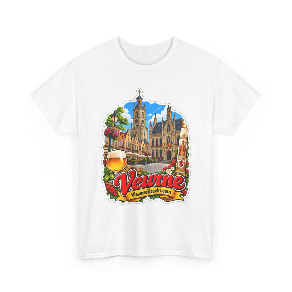 VEURNE Unisex T-shirt | Vlaamse Stad | VlaamseKracht®
