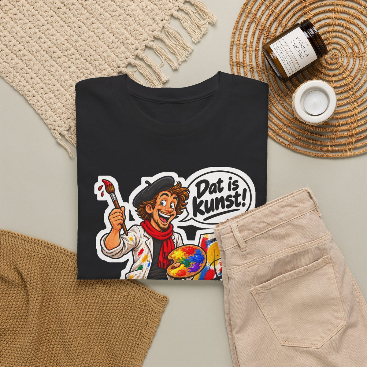 DAT IS KUNST! Unisex T-shirt | De Kunstenaar | VlaamseKracht®