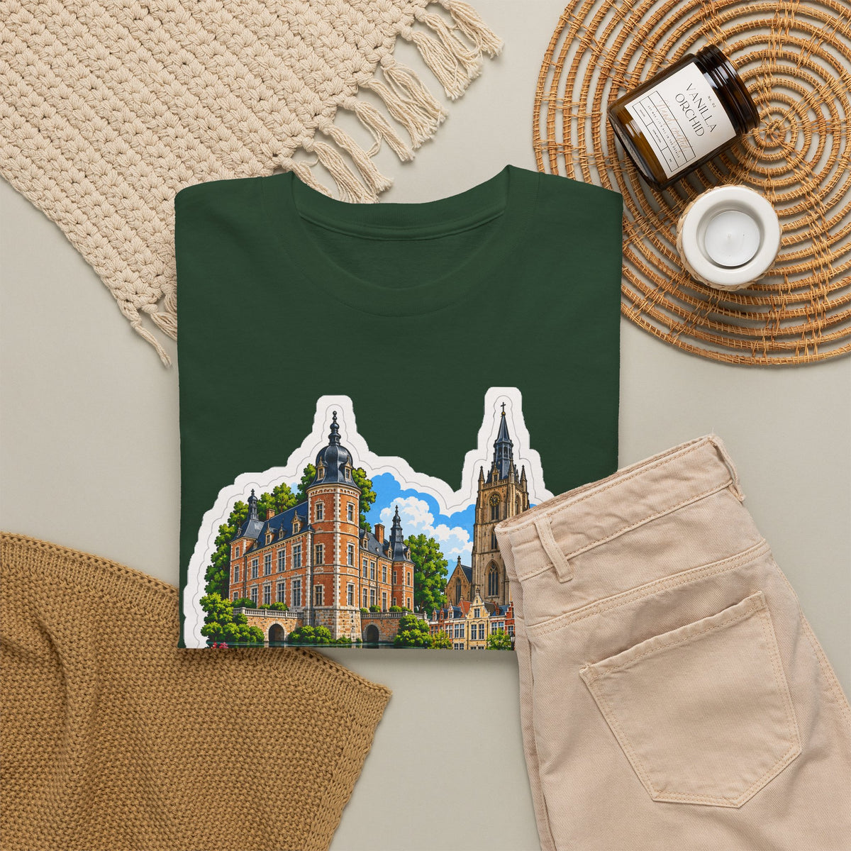 TURNHOUT Unisex T-shirt | Nieuw ontwerp | VlaamseKracht®