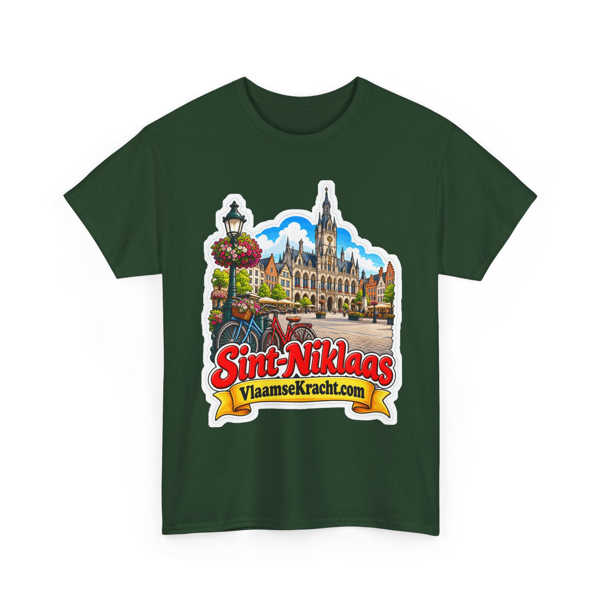 SINT-NIKLAAS Unisex T-shirt | Vlaamse Stad | VlaamseKracht®