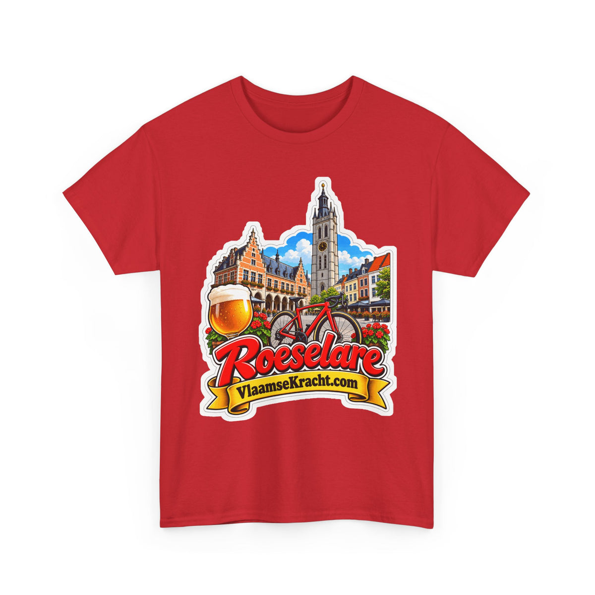 ROESELARE Unisex T-shirt | Vlaamse Stad | VlaamseKracht®