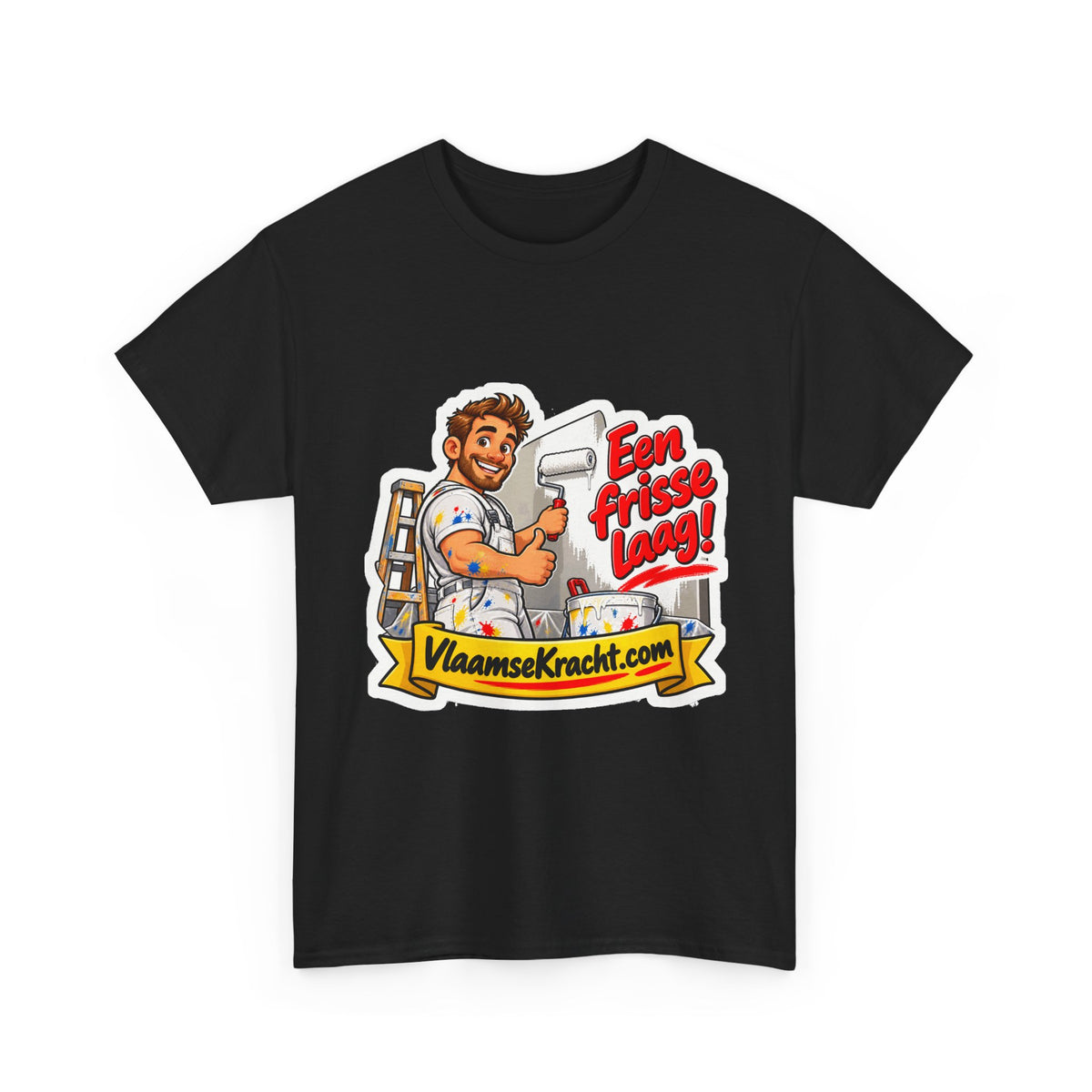 EEN FRISSE LAAG! Unisex T-shirt | De Schilder | VlaamseKracht®