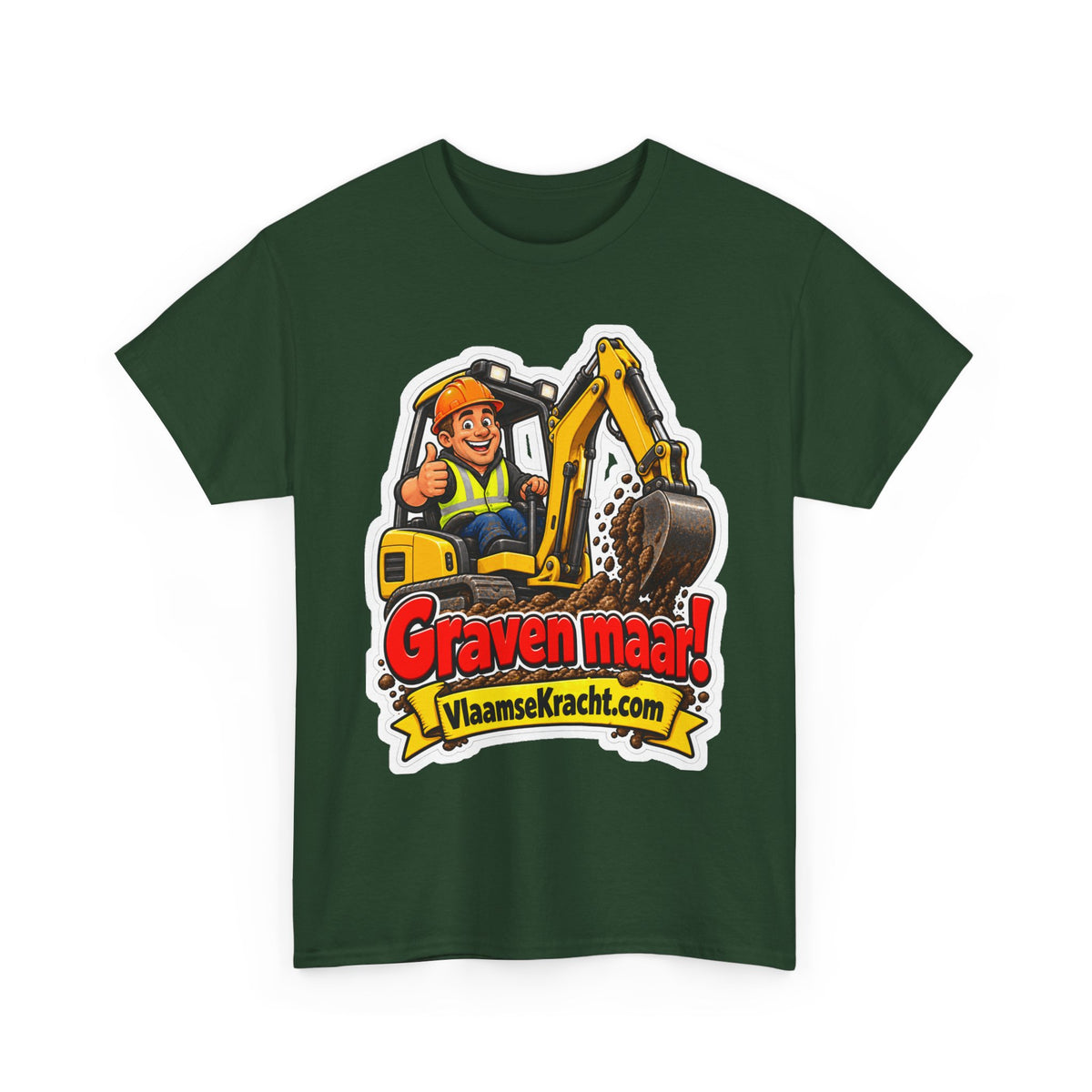 GRAVEN MAAR! Unisex T-shirt | De Graver | VlaamseKracht®
