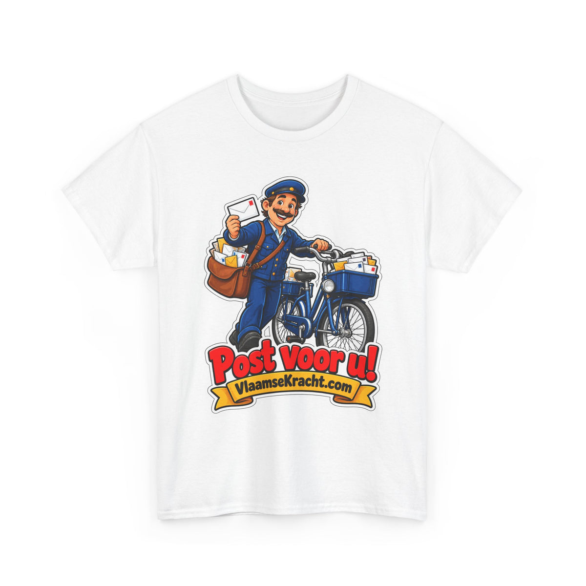 POST VOOR U! Unisex T-shirt | De Postbode | VlaamseKracht®