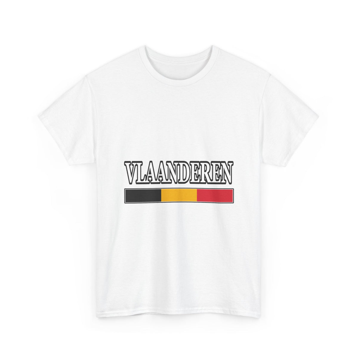 VLAANDEREN Unisex T-shirt | Belgische Driekleur | VlaamseKracht®