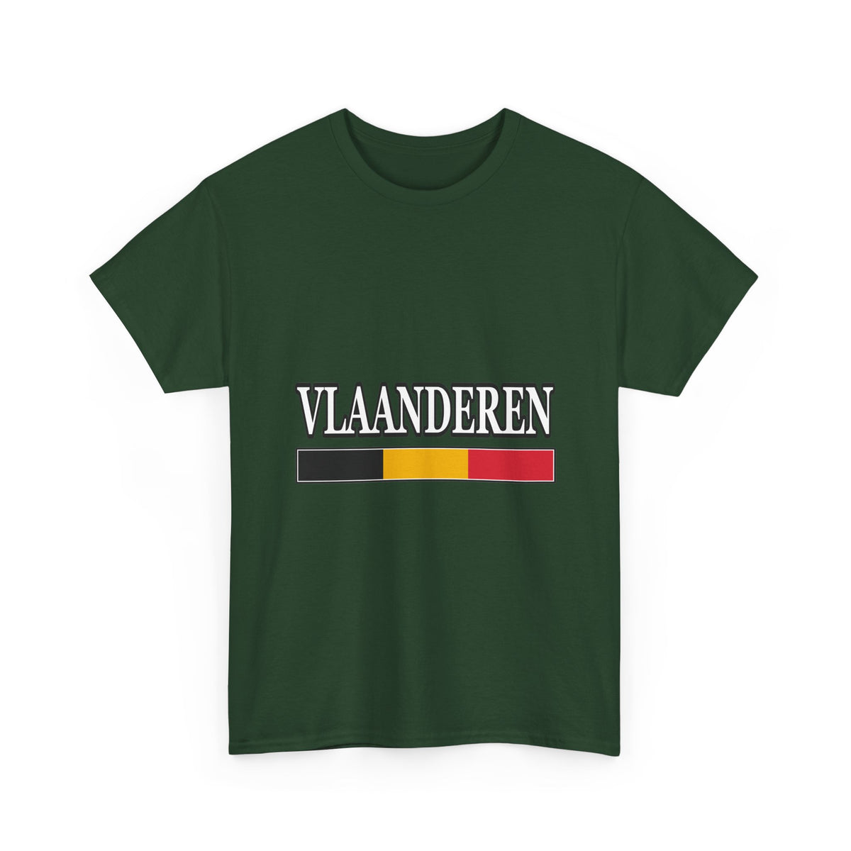 VLAANDEREN Unisex T-shirt | Belgische Driekleur | VlaamseKracht®