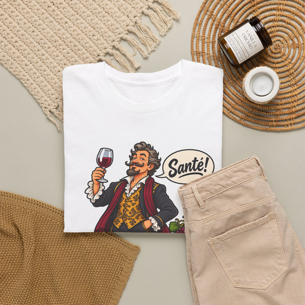 SANTÉ! Unisex T-shirt | De Wijnkenner | VlaamseKracht®