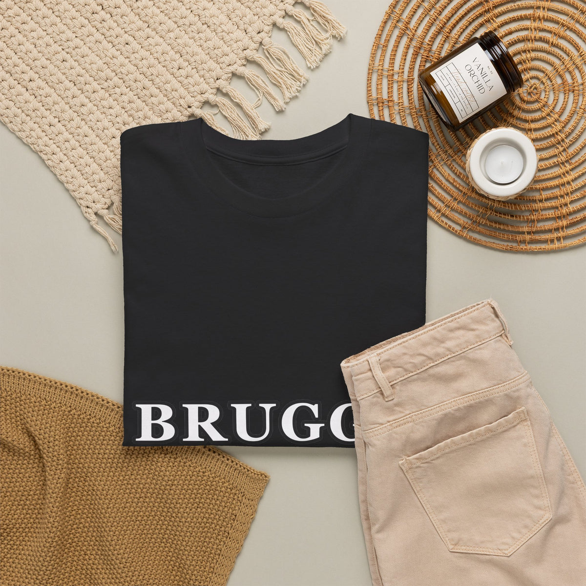BRUGGE Unisex T-shirt | Minimalistisch | VlaamseKracht®