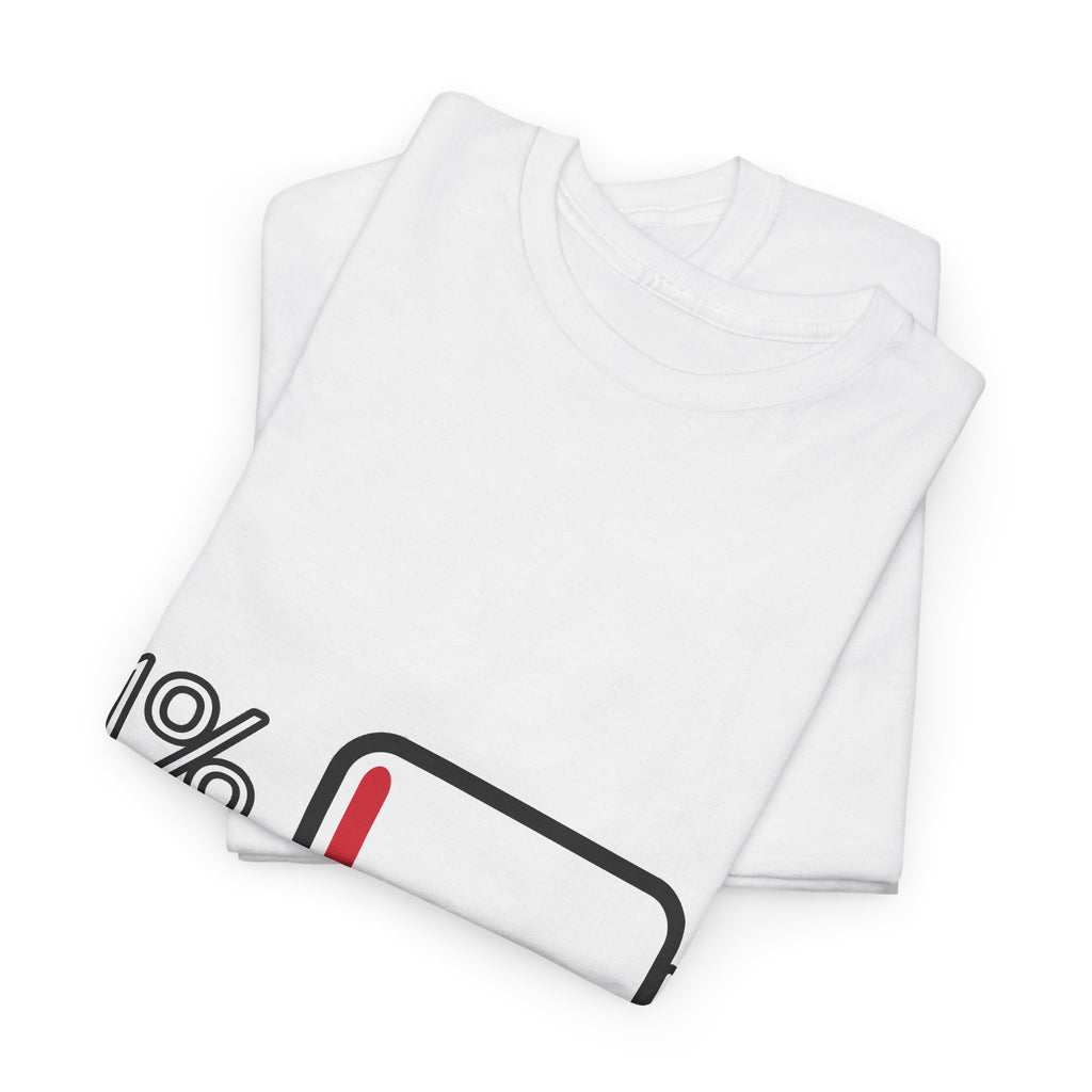 1% Maandag Unisex T-shirt | Vlaamse Humor | VlaamseKracht®