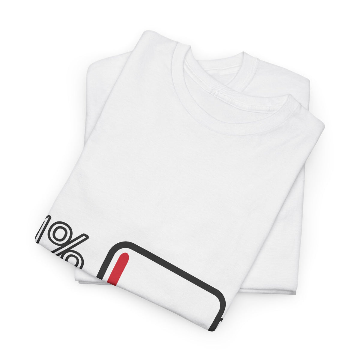 1% Maandag Unisex T-shirt | Vlaamse Humor | VlaamseKracht®
