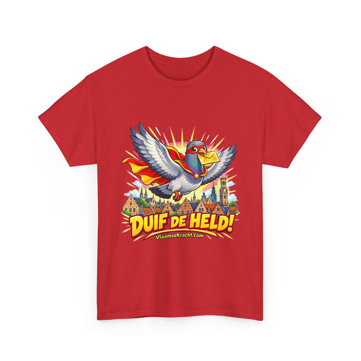 DUIF DE HELD! Unisex T-shirt | Cartoon | VlaamseKracht®