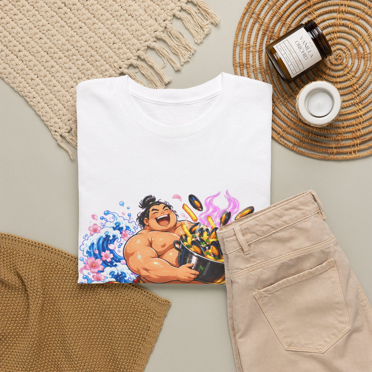 MOSSELEN SUMO! Unisex T-shirt | Anime | VlaamseKracht®