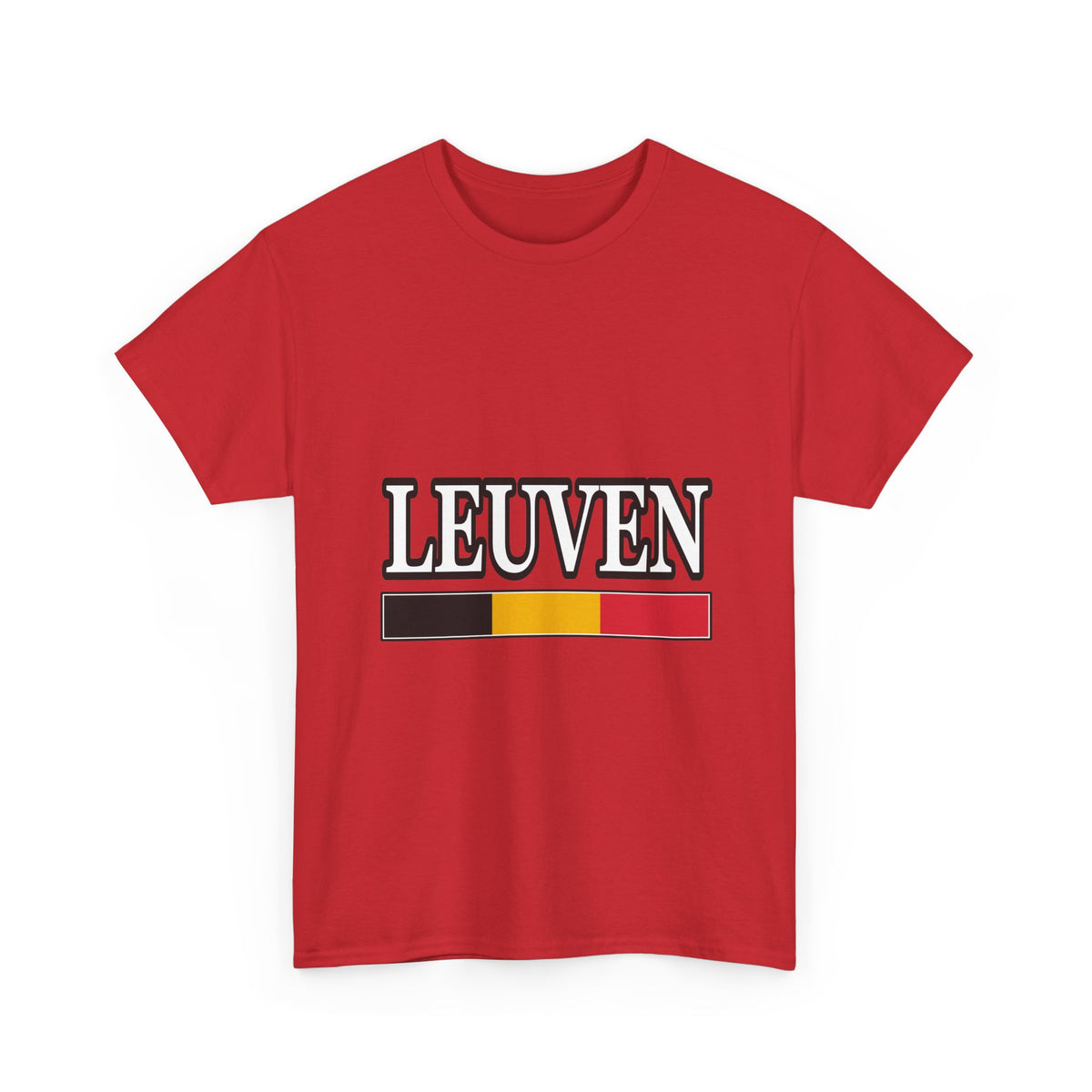 LEUVEN Unisex T-shirt | Belgische Driekleur | VlaamseKracht®