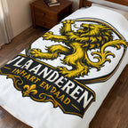 Premium Vlaamse Leeuw Velveteen Plush Blanket | VlaamseKracht®