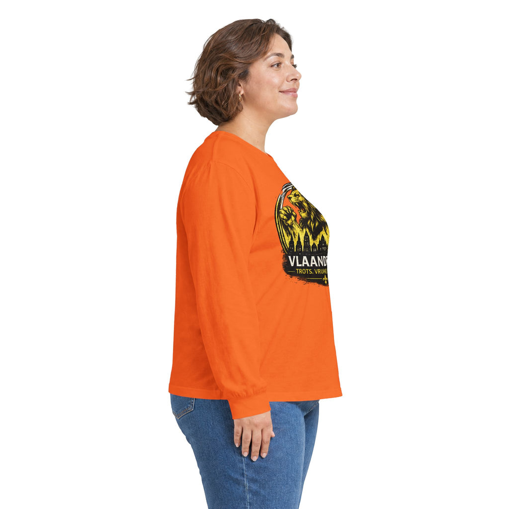 Premium Vlaamse Leeuw Vlaanderen Color Edition T-Shirt | In Hart en Daad | Unisex  | VlaamseKracht®