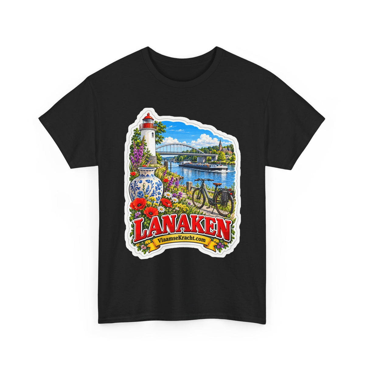 LANAKEN Unisex T-shirt | Vlaamse Stad | VlaamseKracht®