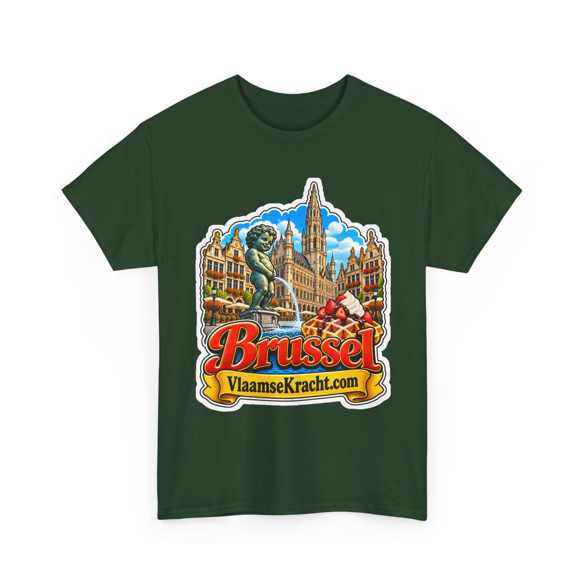 BRUSSEL Unisex T-shirt | Vlaamse Stad | VlaamseKracht®
