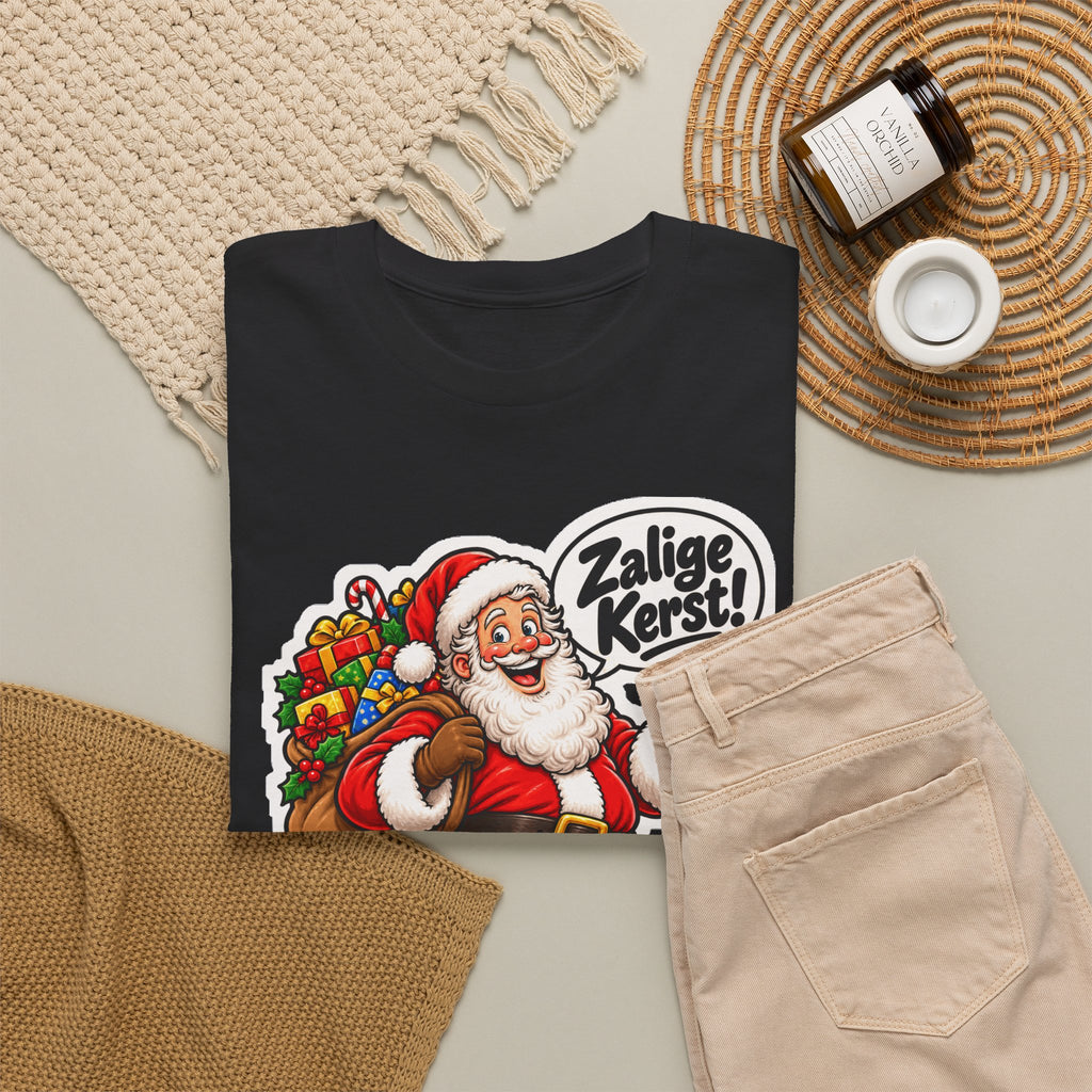 ZALIGE KERST! Unisex T-shirt | De Kerstman | VlaamseKracht®