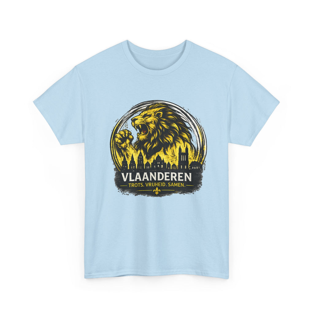 Premium Vlaamse Leeuw Vlaanderen T-Shirt – In Hart en Daad | VlaamseKracht®