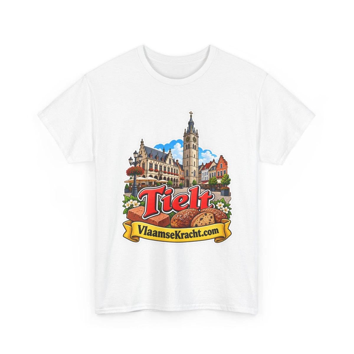 TIELT Unisex T-shirt | Vlaamse Stad | VlaamseKracht®