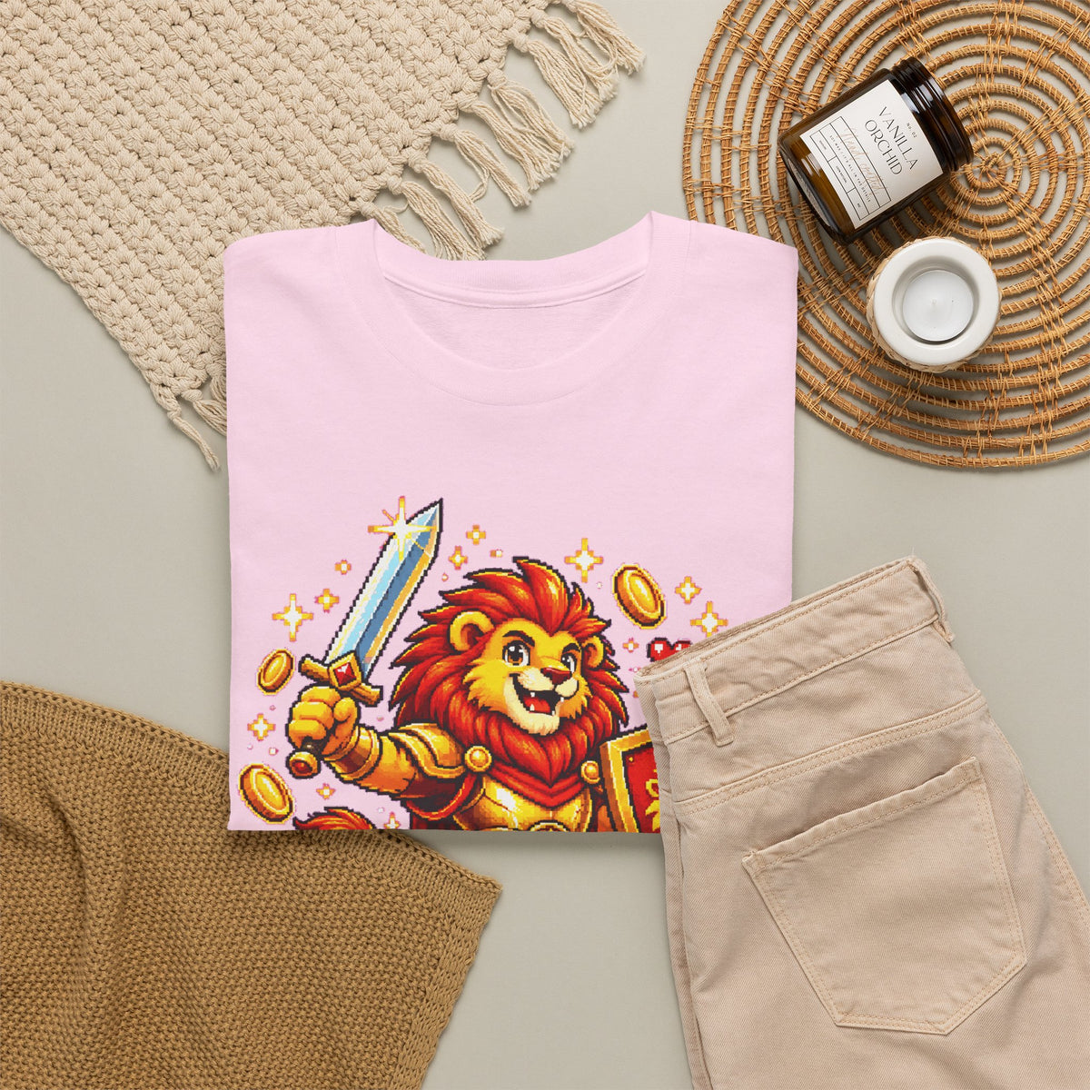 KLAAR VOOR DE STRIJD! Unisex T-shirt | Pixel Art | VlaamseKracht®