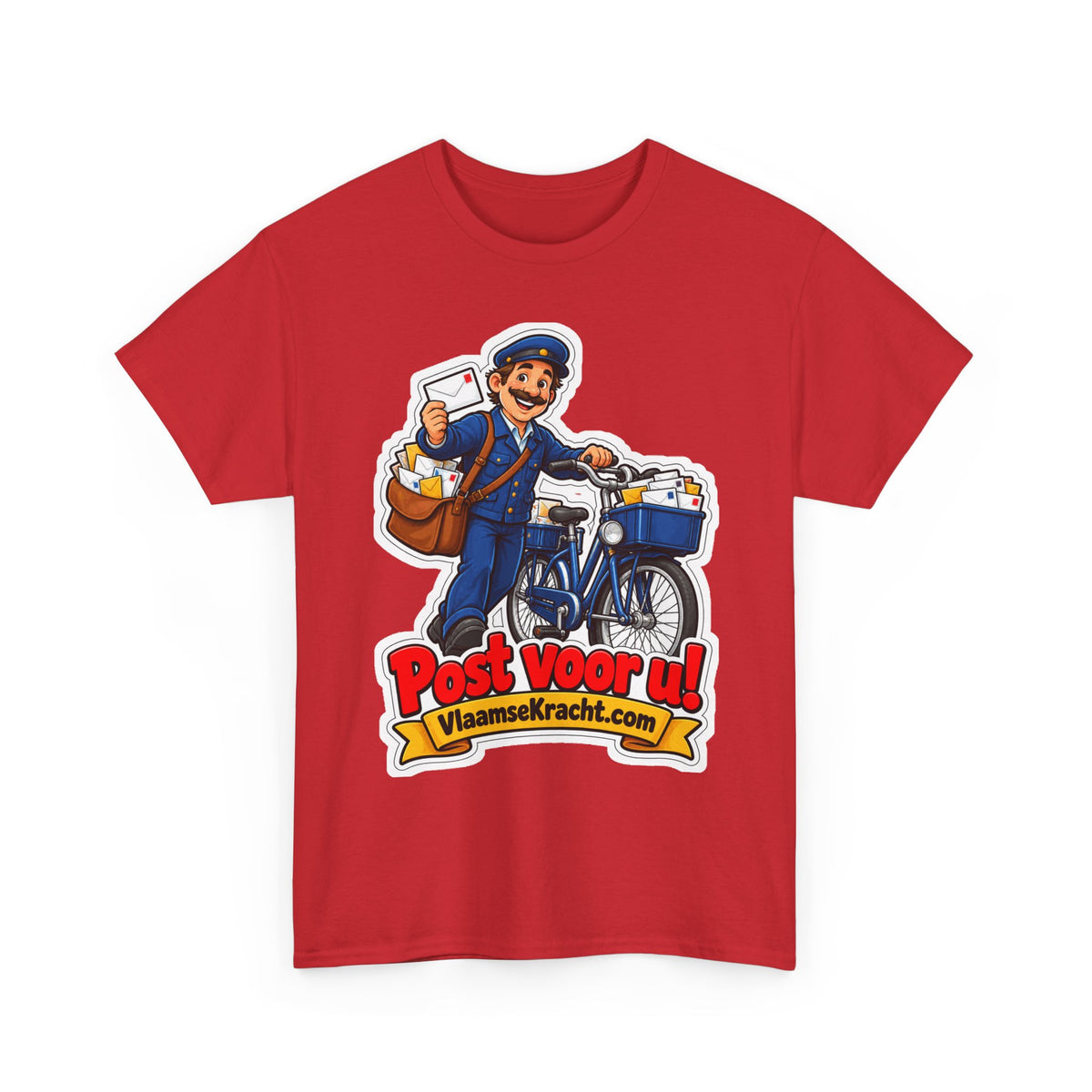 POST VOOR U! Unisex T-shirt | De Postbode | VlaamseKracht®