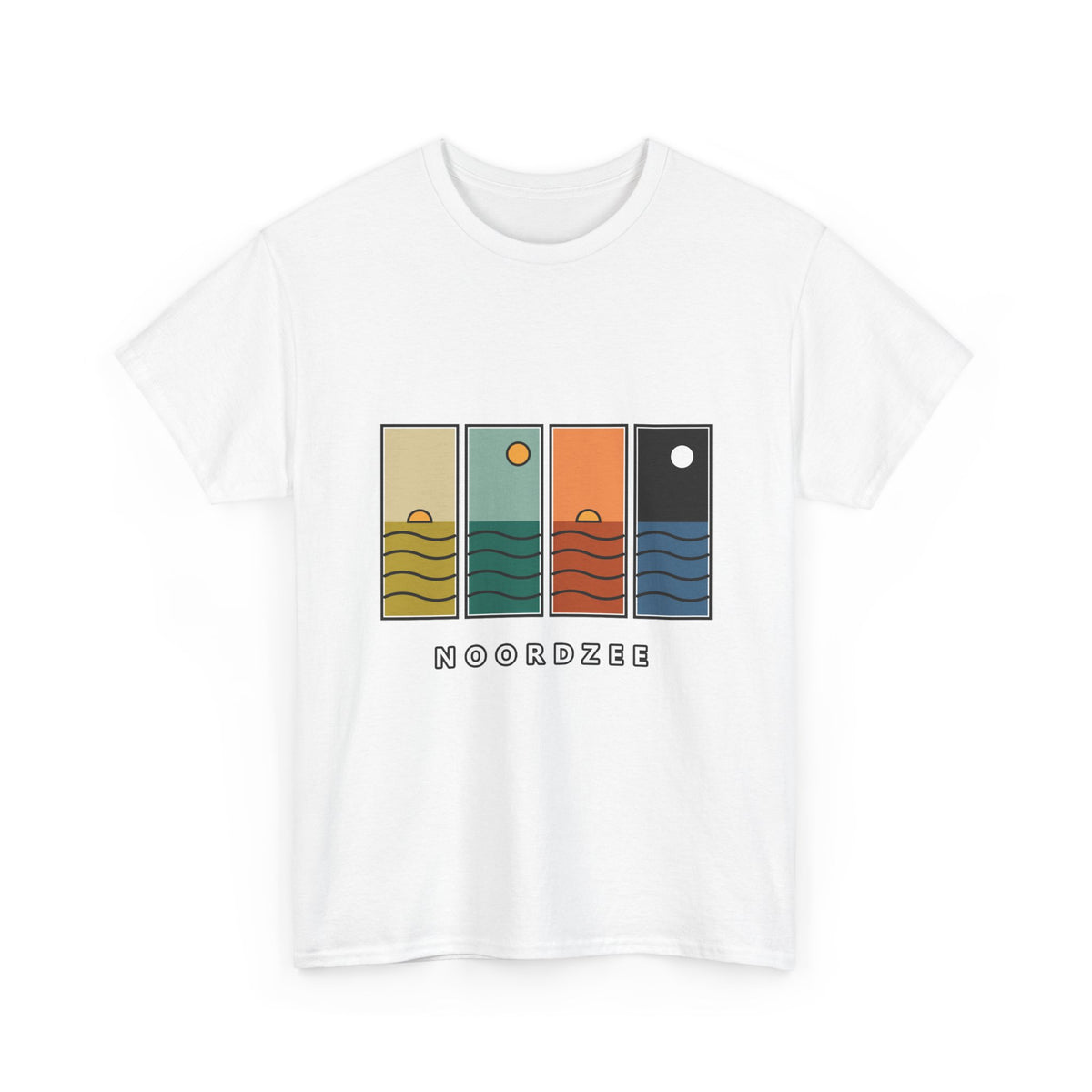 Noordzee Unisex T-shirt | Vier Momenten | VlaamseKracht®