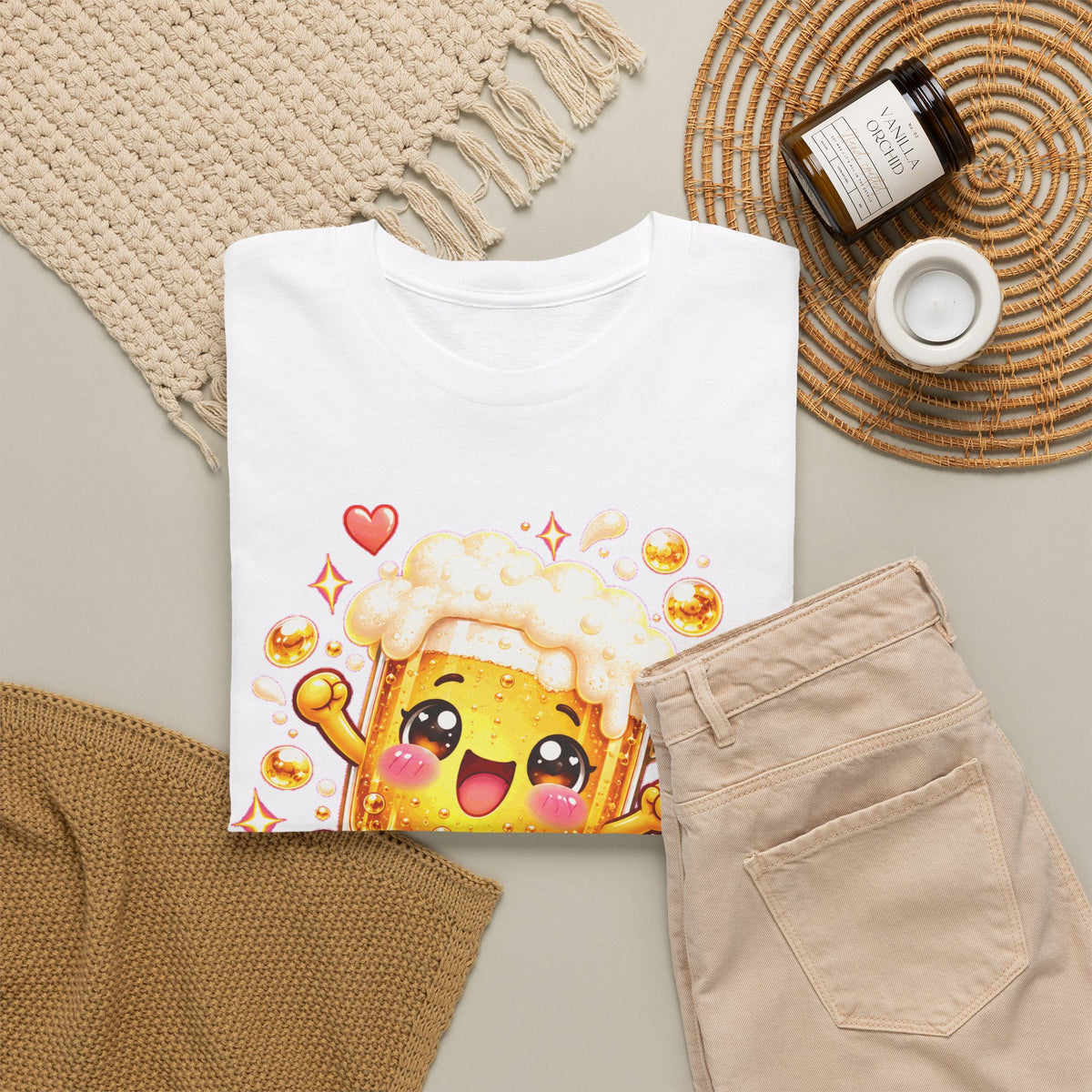 PINTJE GELUK! Unisex T-shirt | Kawaii | VlaamseKracht®