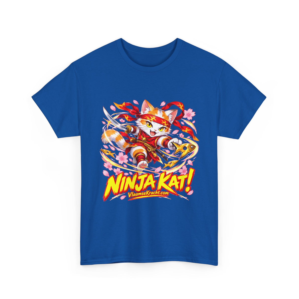 NINJA KAT! Unisex T-shirt | Anime | VlaamseKracht®