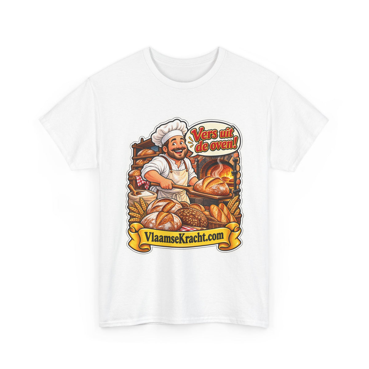 VERS UIT DE OVEN! Unisex T-shirt | De Bakker | VlaamseKracht®