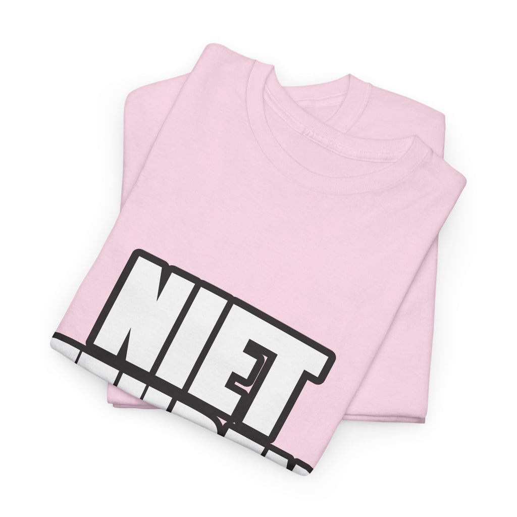 NIET ZEUREN Unisex T-shirt | Vlaamse Humor | VlaamseKracht®