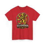 Premium Vlaamse Leeuw Vlaanderen Color Edition T-Shirt | In Hart en Daad | Unisex  | VlaamseKracht®