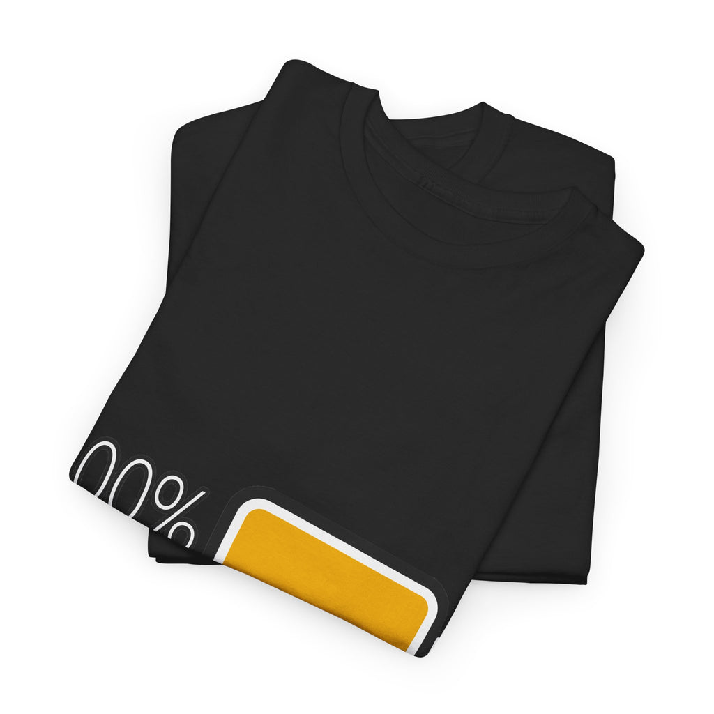 100% Kracht Unisex T-shirt | Volle Batterij | VlaamseKracht®
