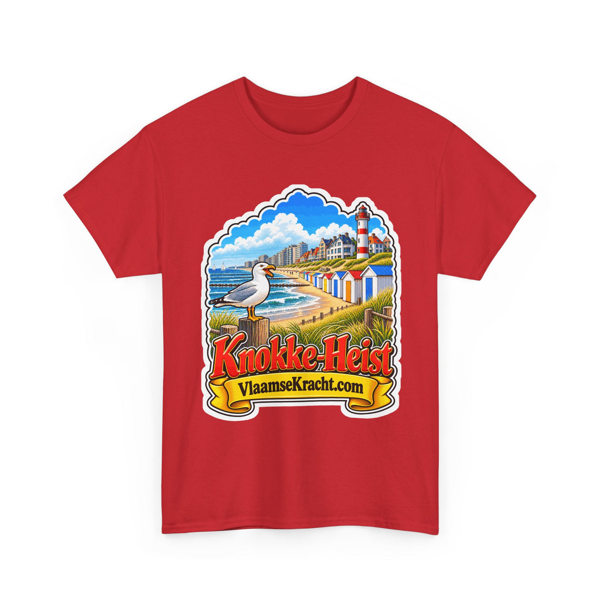 KNOKKE-HEIST Unisex T-shirt | Vlaamse Stad | VlaamseKracht®