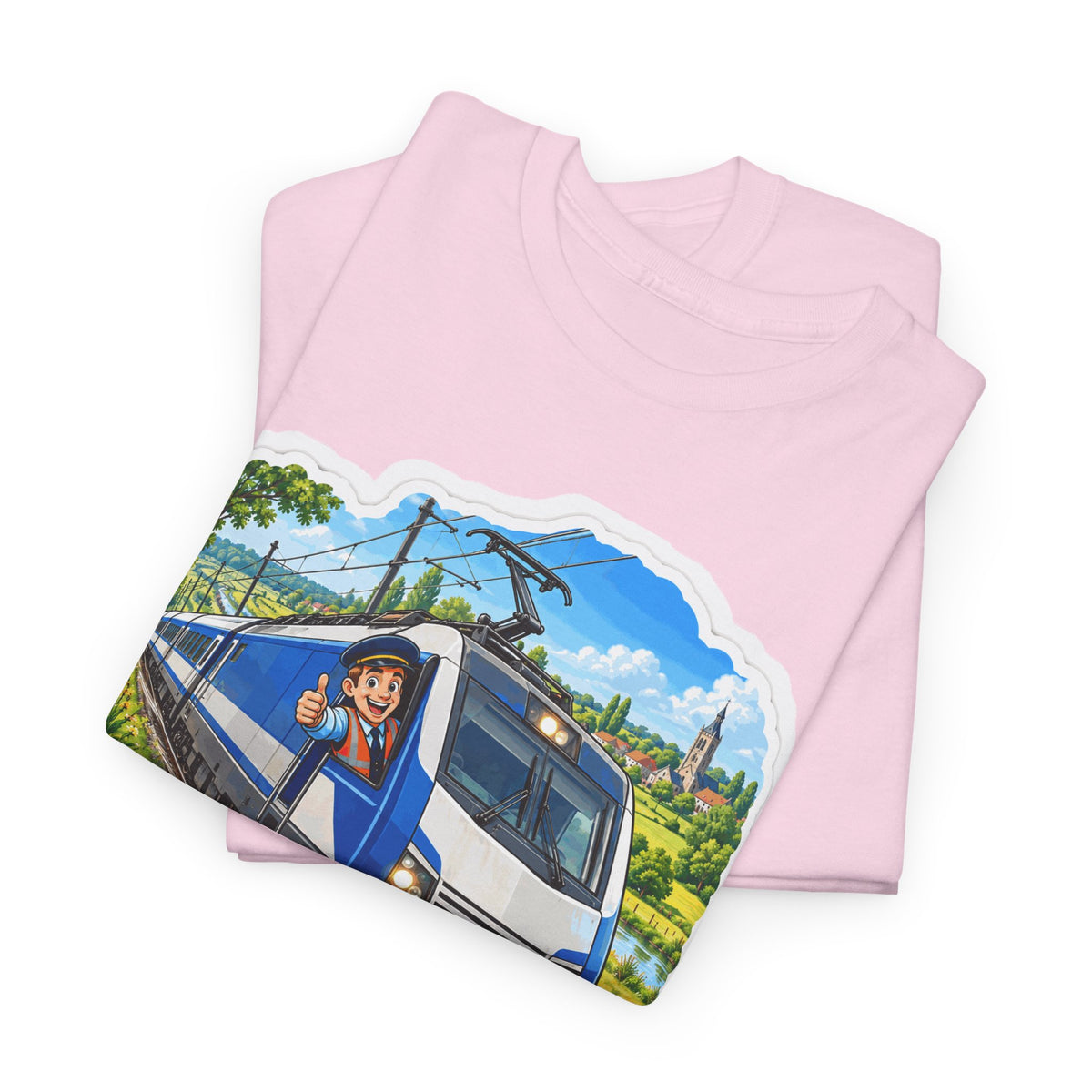 VOLLE KRACHT VOORUIT! Unisex T-shirt | De Treinbestuurder | VlaamseKracht®
