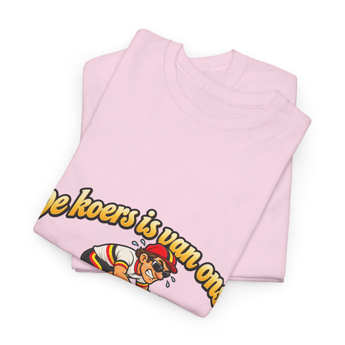 WIELRENNER Unisex T-shirt | De koers is van ons | VlaamseKracht®