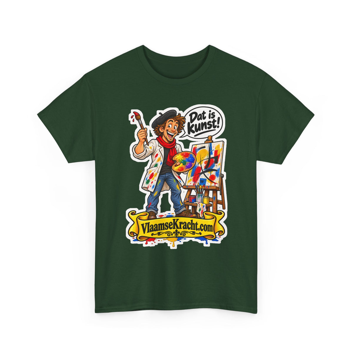 DAT IS KUNST! Unisex T-shirt | De Kunstenaar | VlaamseKracht®