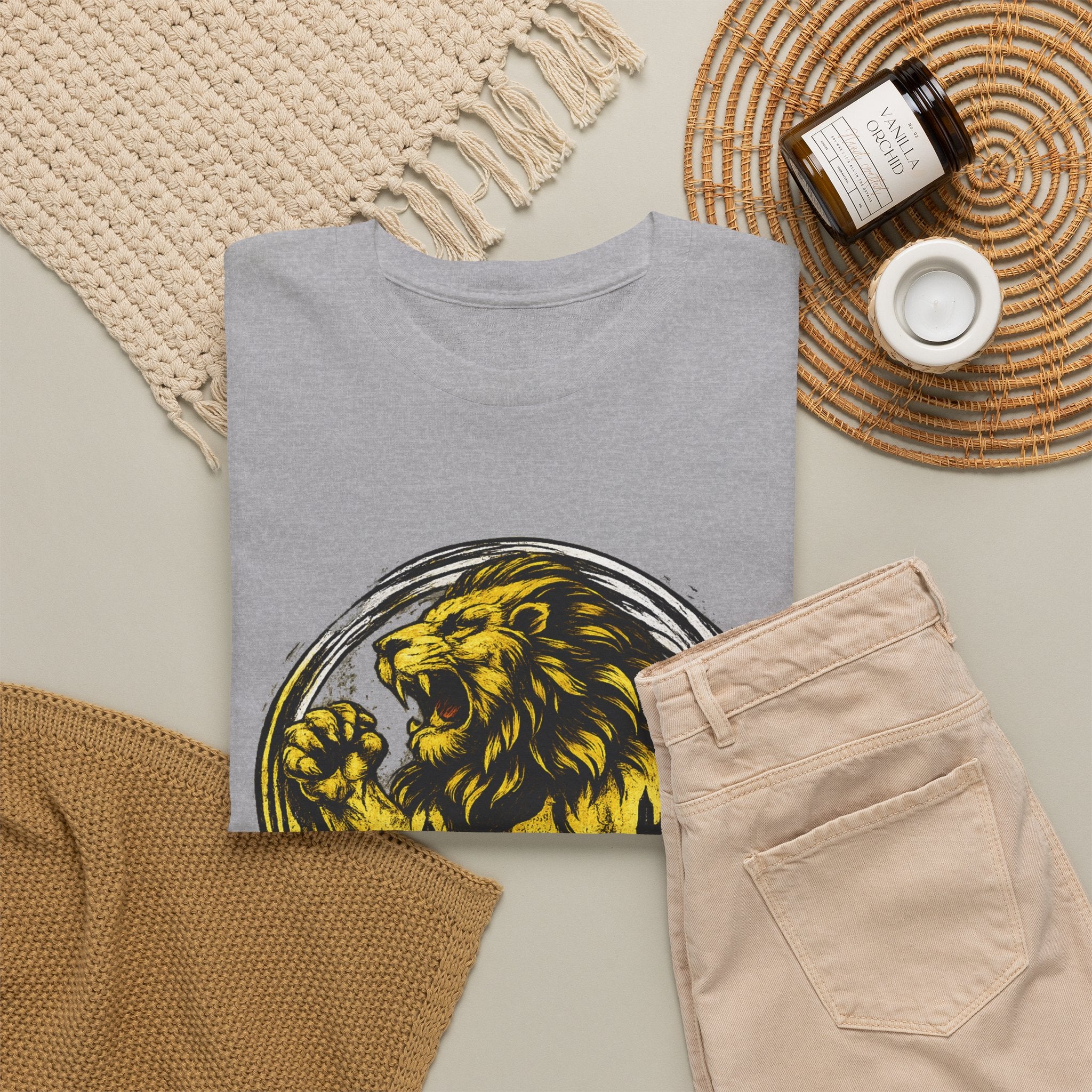 Premium Vlaamse Leeuw Vlaanderen T-Shirt – In Hart en Daad | VlaamseKracht®
