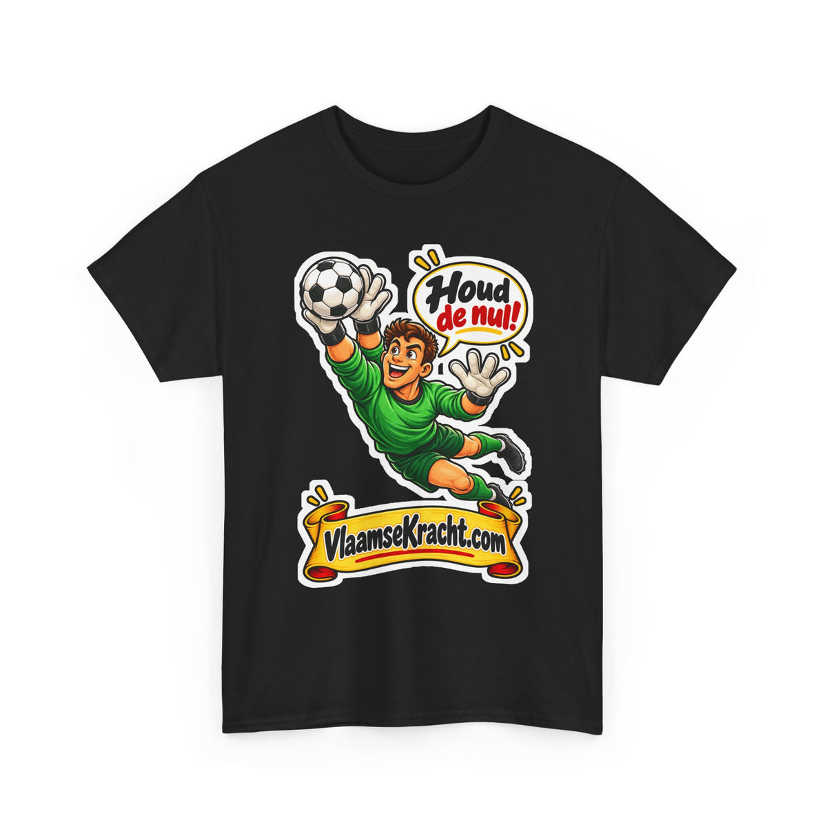 HOUD DE NUL! Unisex T-shirt | Voetbal Supporter | VlaamseKracht®