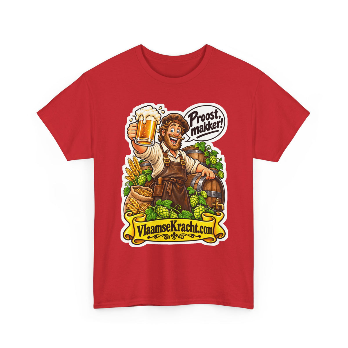 PROOST, MAKKER! Unisex T-shirt | De Brouwer | VlaamseKracht®