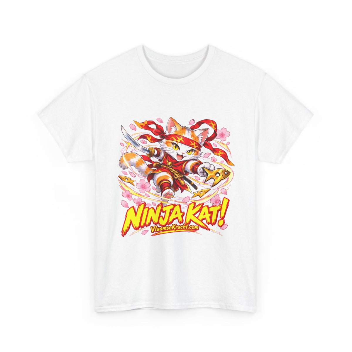 NINJA KAT! Unisex T-shirt | Anime | VlaamseKracht®