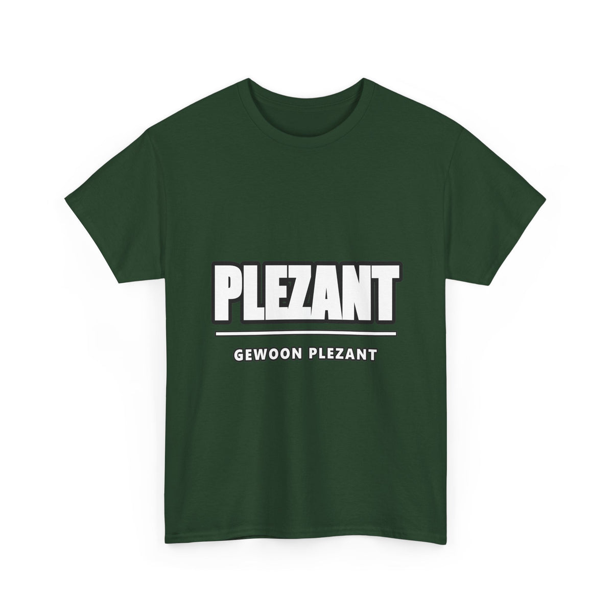 PLEZANT Unisex T-shirt | Vlaamse Humor | VlaamseKracht®