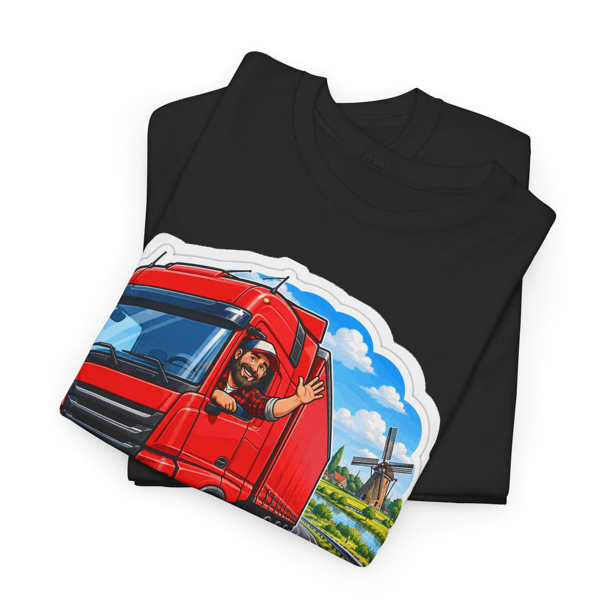 KILOMETERS KRACHT! Unisex T-shirt | De Trucker | VlaamseKracht®