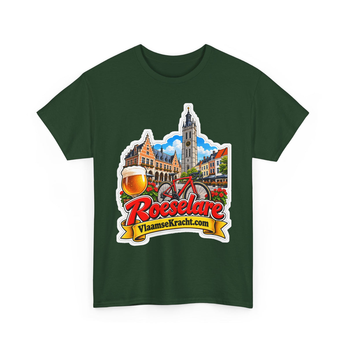 ROESELARE Unisex T-shirt | Vlaamse Stad | VlaamseKracht®