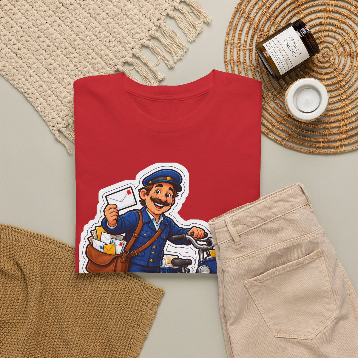 POST VOOR U! Unisex T-shirt | De Postbode | VlaamseKracht®