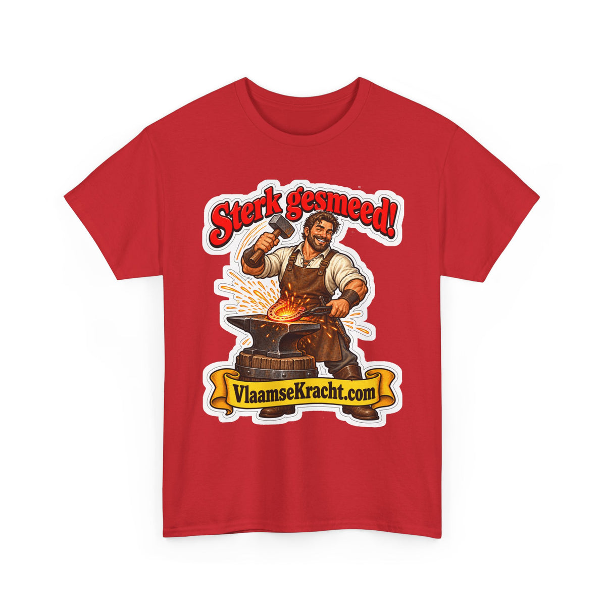 STERK GESMEED! Unisex T-shirt | De Smid | VlaamseKracht®