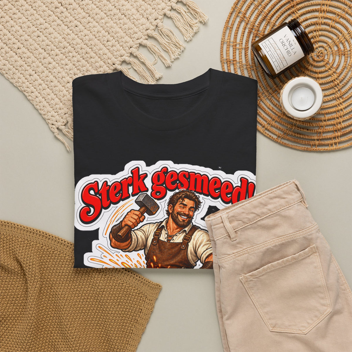 STERK GESMEED! Unisex T-shirt | De Smid | VlaamseKracht®